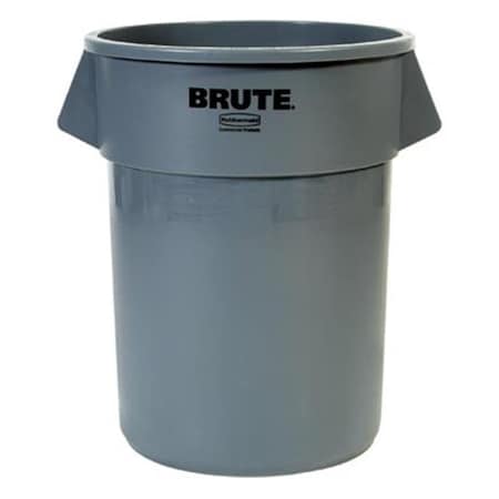 Rubbermaid Commercial Rubbermaid Commercial 640-2620-GRAY 20Gal W-O Lid Brute Container Trash Can G 640-2620-GRAY